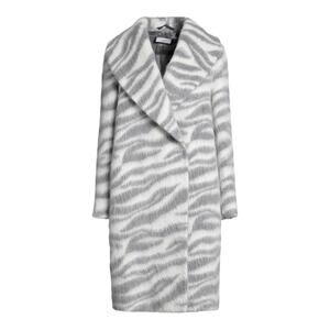 Peserico Women's Alpaca Wool Zebra Coat Size L IT (44)
